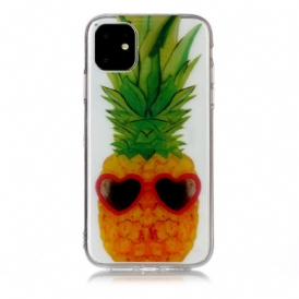 Skal För iPhone 11 Transparent Inkognito Ananas