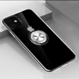 Skal För iPhone 11 Transparent Med Ring-support