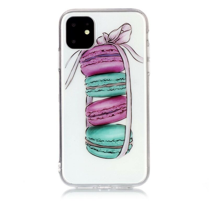 Skal För iPhone 11 Transparenta Gourmetmacarons