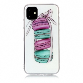 Skal För iPhone 11 Transparenta Gourmetmacarons