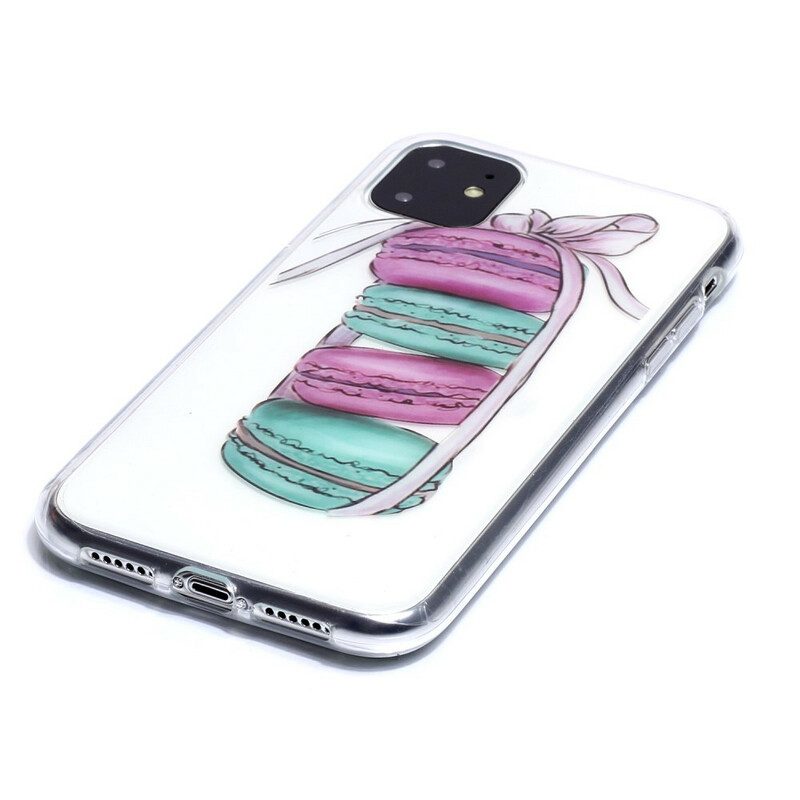 Skal För iPhone 11 Transparenta Gourmetmacarons