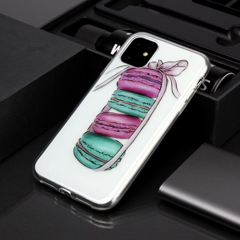 Skal För iPhone 11 Transparenta Gourmetmacarons