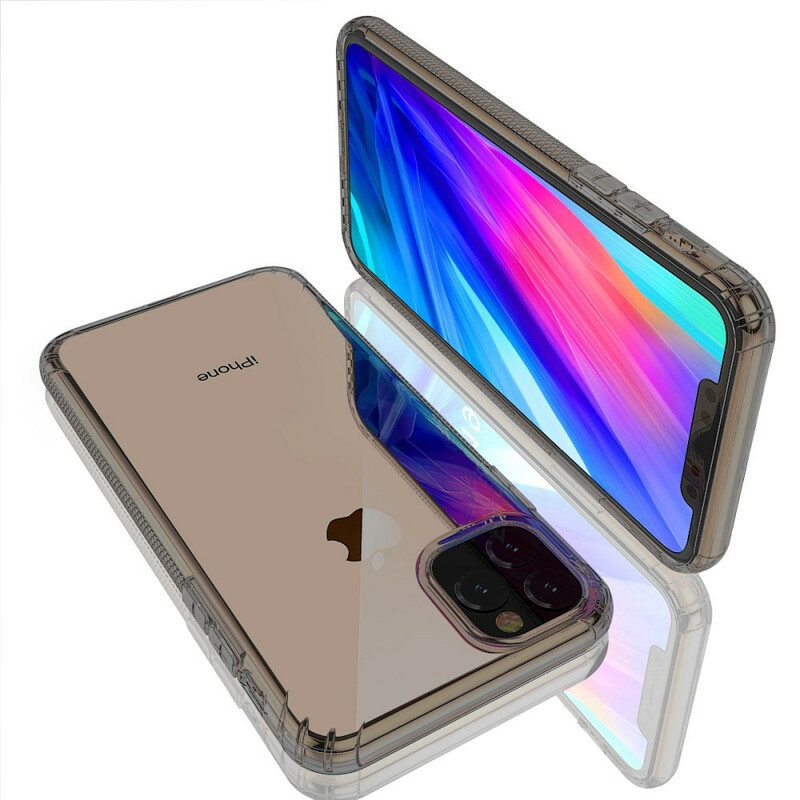 Skal För iPhone 11 Transparenta Leeu Skyddskuddar