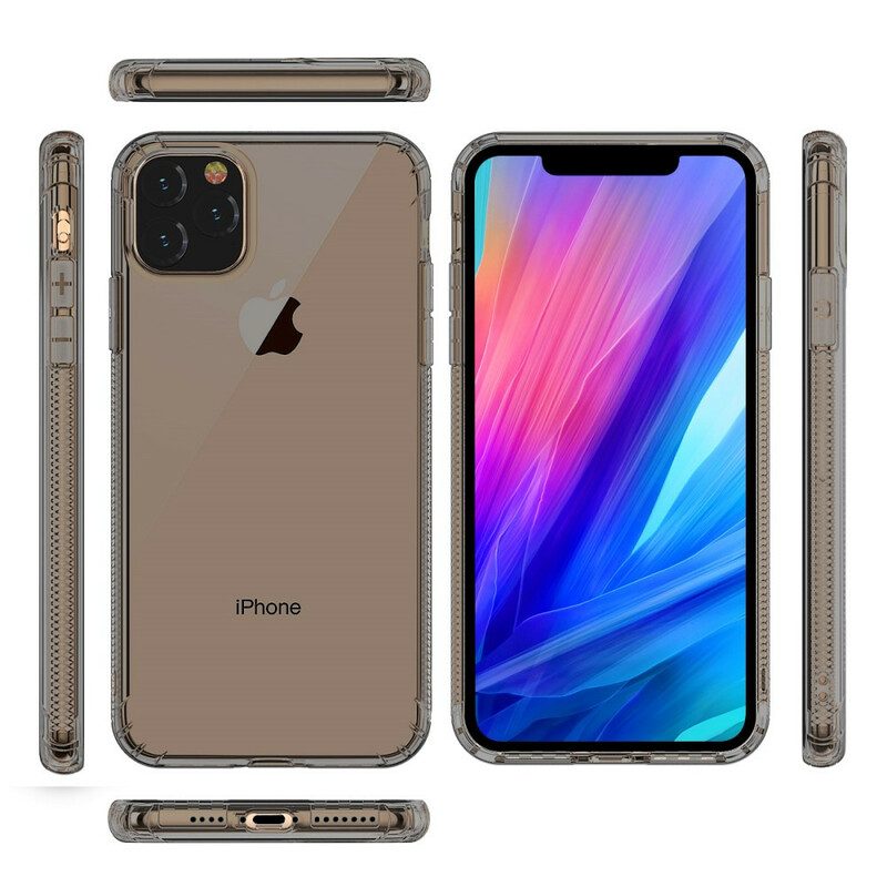 Skal För iPhone 11 Transparenta Leeu Skyddskuddar