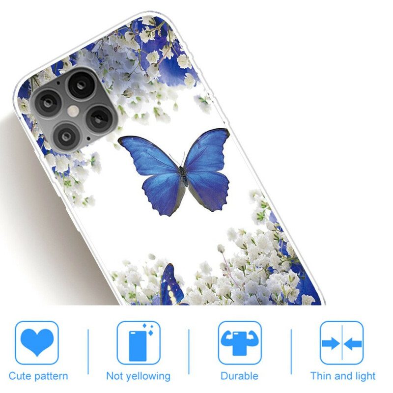 Skal För iPhone 12 Mini Fjärilar