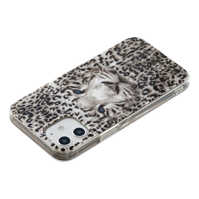 Skal För iPhone 12 Mini Fluorescerande Leopard