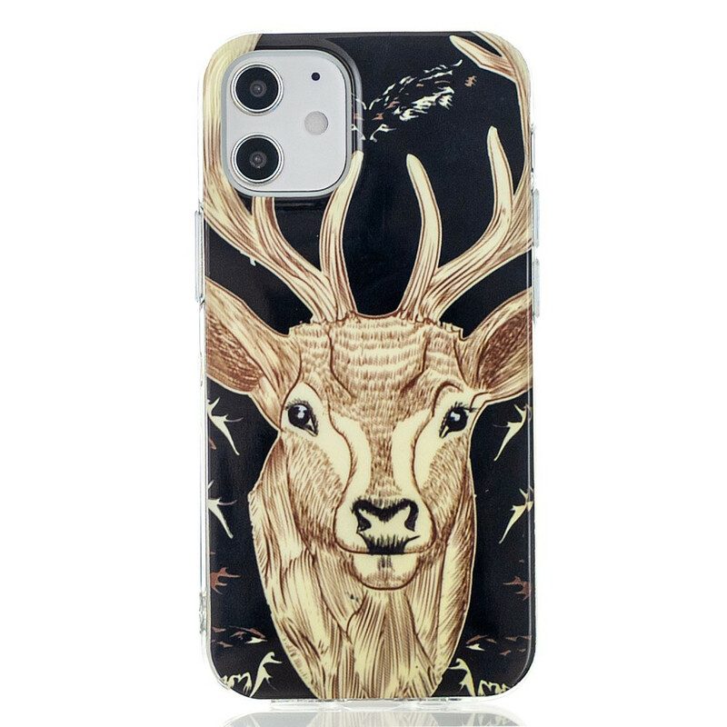 Skal För iPhone 12 Mini Fluorescerande Majestic Stag