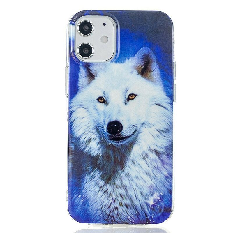 Skal För iPhone 12 Mini Fluorescerande Wolf Series