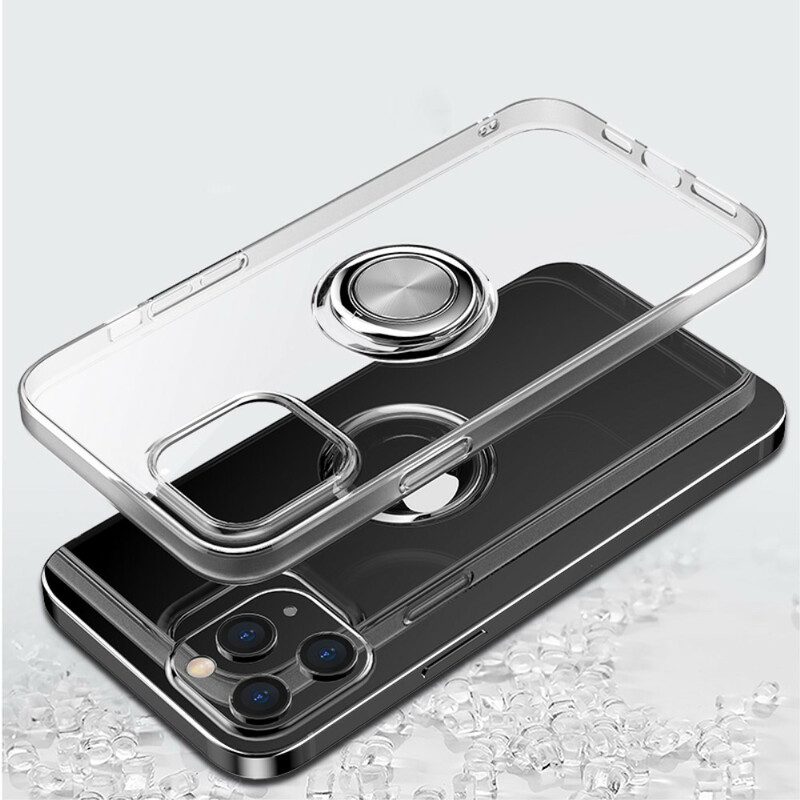 Skal För iPhone 12 Mini Transparent Med Ring-support