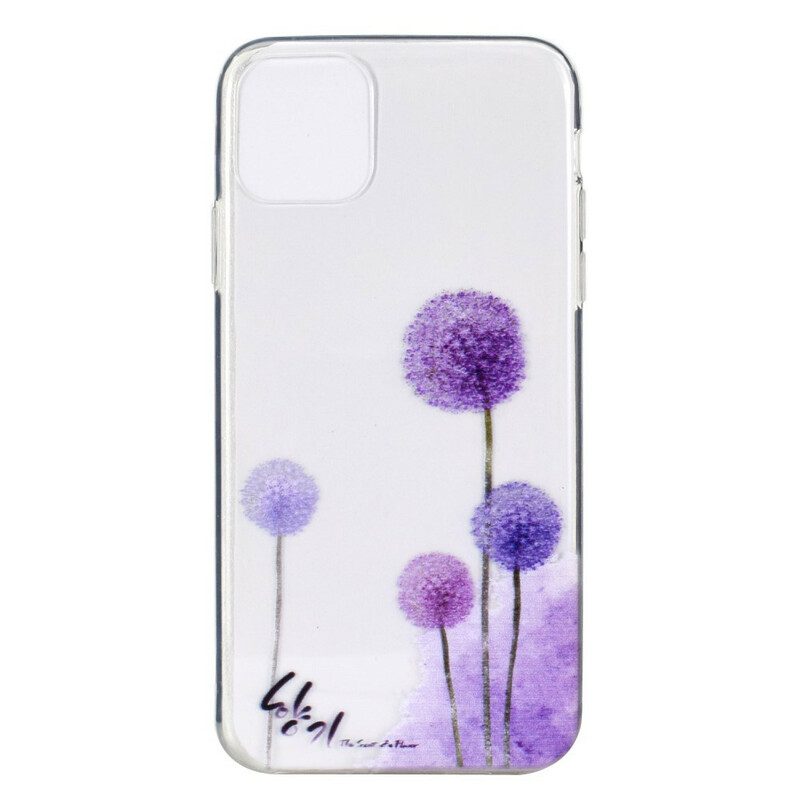 Skal För iPhone 12 Mini Transparenta Färgglada Maskrosor