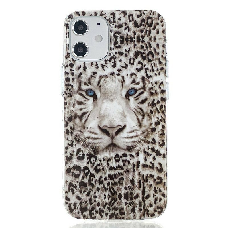 Skal För iPhone 12 / 12 Pro Fluorescerande Leopard