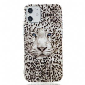 Skal För iPhone 12 / 12 Pro Fluorescerande Leopard