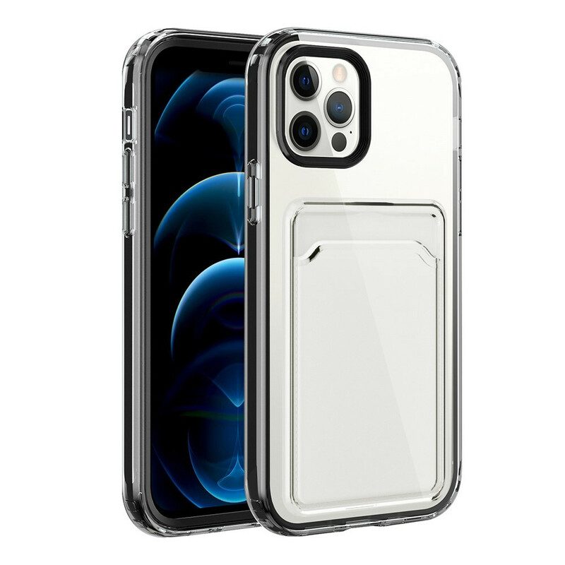 Skal För iPhone 12 / 12 Pro Klar Hybridkorthållare