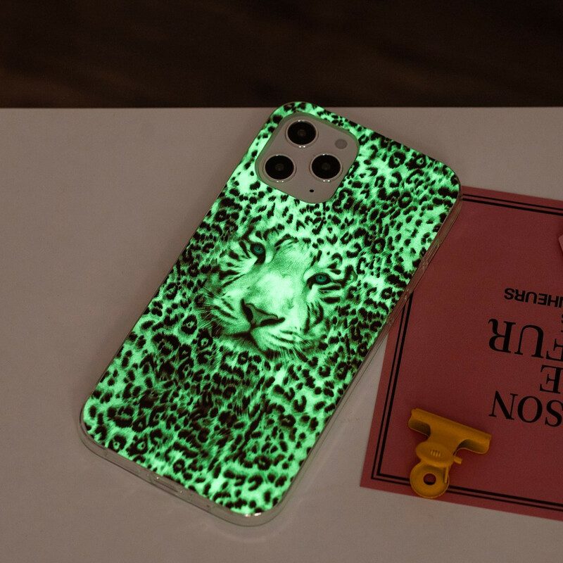 Skal För iPhone 12 Pro Max Fluorescerande Leopard