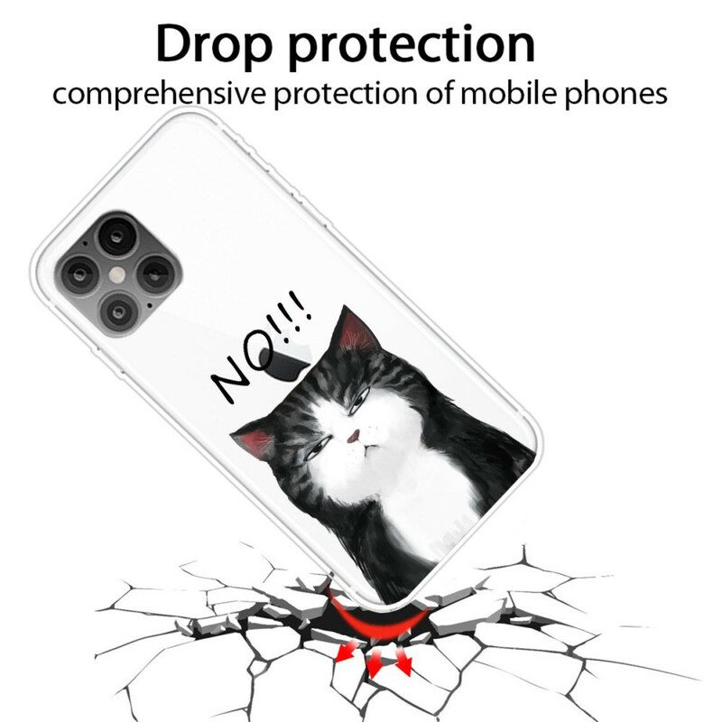 Skal För iPhone 12 Pro Max Katten Som Säger Nej