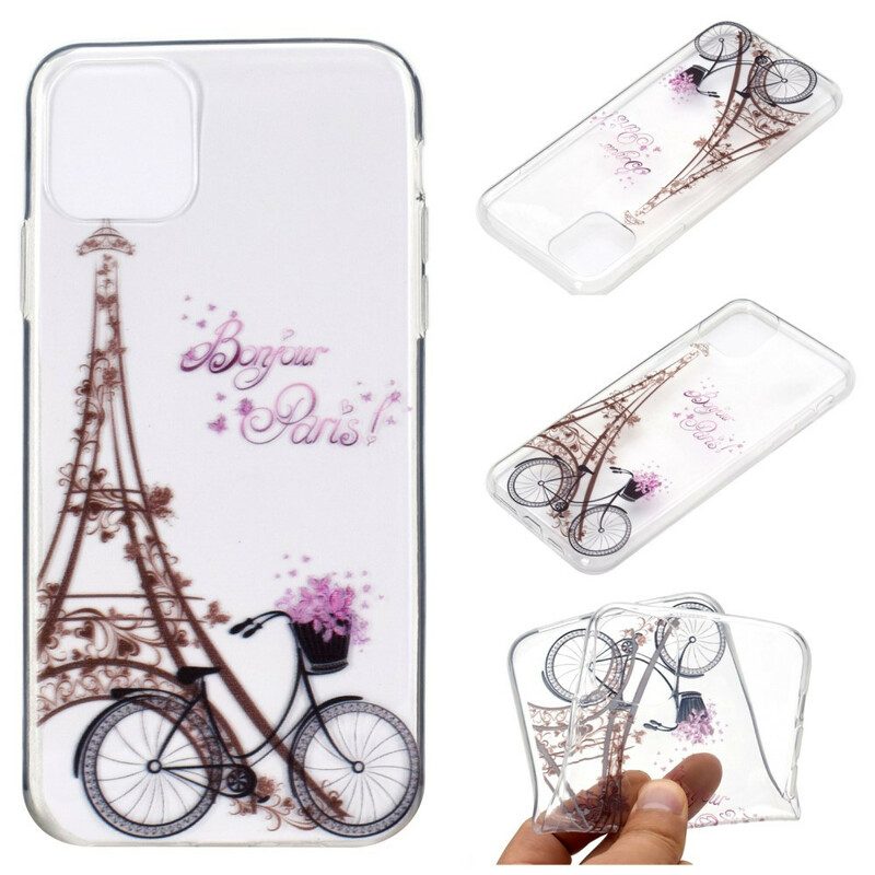 Skal För iPhone 12 Pro Max Transparent Bonjour Paris