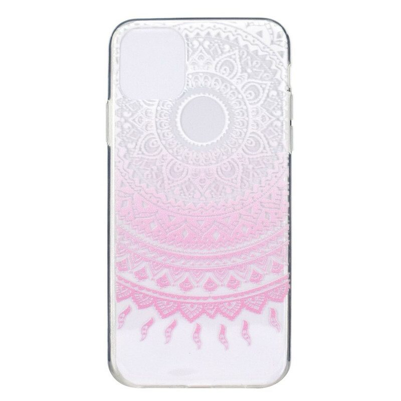 Skal För iPhone 12 / 12 Pro Transparent Färgad Mandala