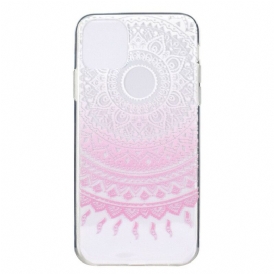 Skal För iPhone 12 / 12 Pro Transparent Färgad Mandala