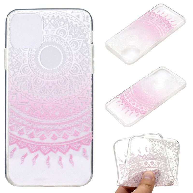 Skal För iPhone 12 / 12 Pro Transparent Färgad Mandala