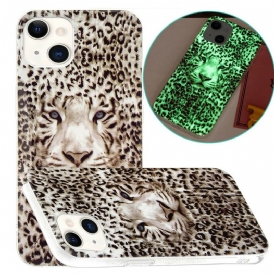 Skal För iPhone 13 Fluorescerande Leopard