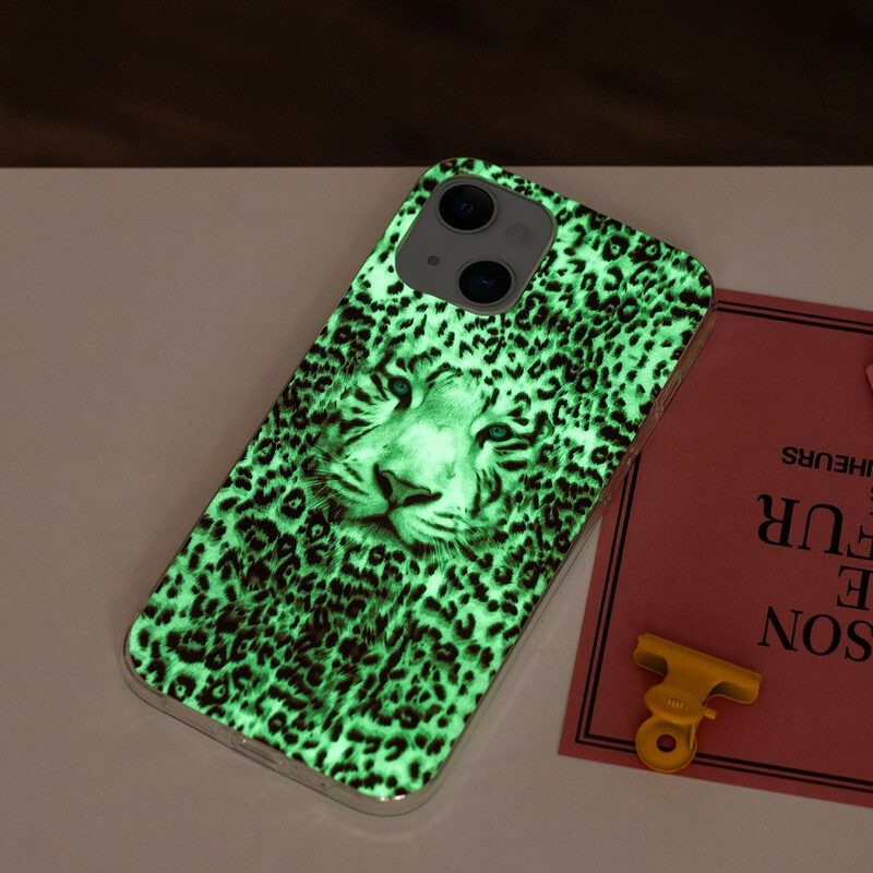 Skal För iPhone 13 Fluorescerande Leopard