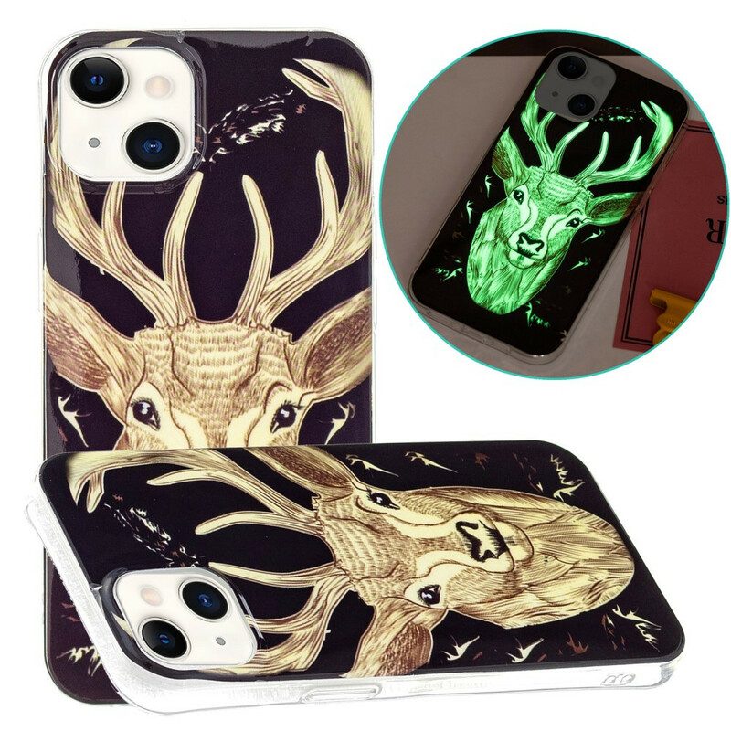 Skal För iPhone 13 Fluorescerande Majestic Stag