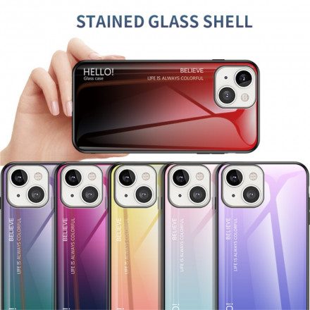 Skal För iPhone 13 Hej Härdat Glas