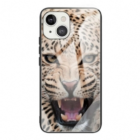 Skal För iPhone 13 Leopardhärdat Glas