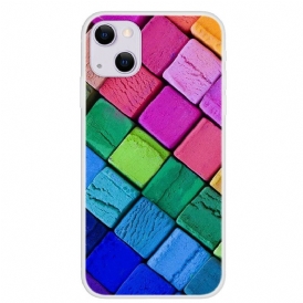 Skal För iPhone 13 Mini Färgade Kuber