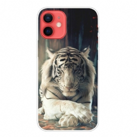 Skal För iPhone 13 Mini Flexibel Tiger