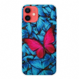 Skal För iPhone 13 Mini Flexibla Fjärilar