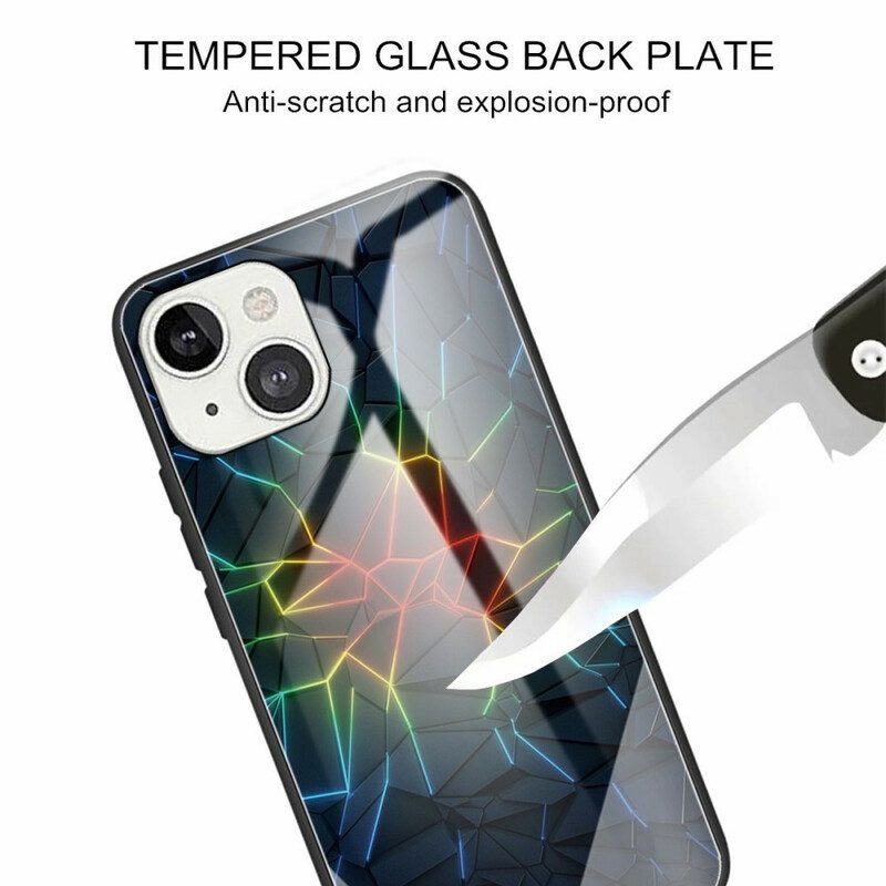 Skal För iPhone 13 Mini Härdat Glasgeometri