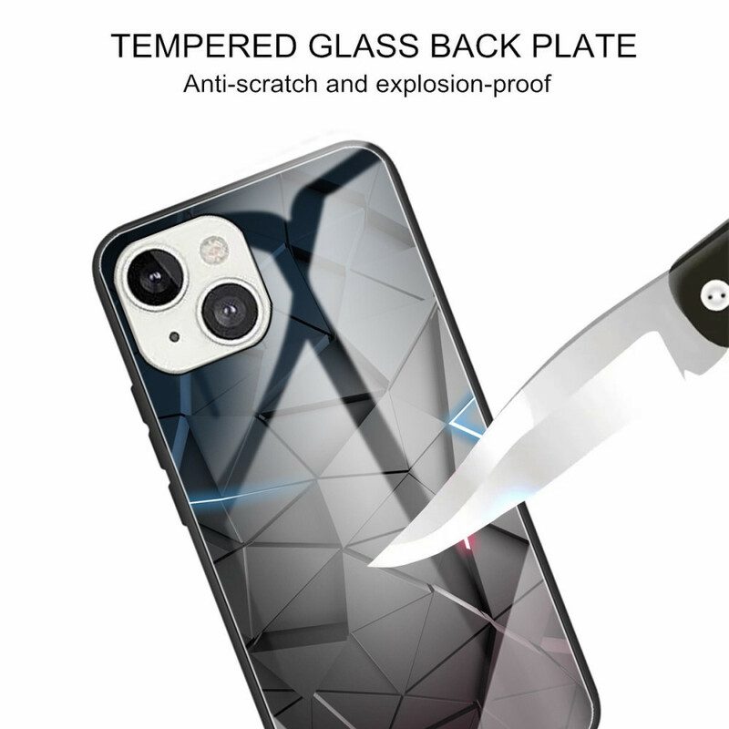 Skal För iPhone 13 Mini Härdat Glasgeometri