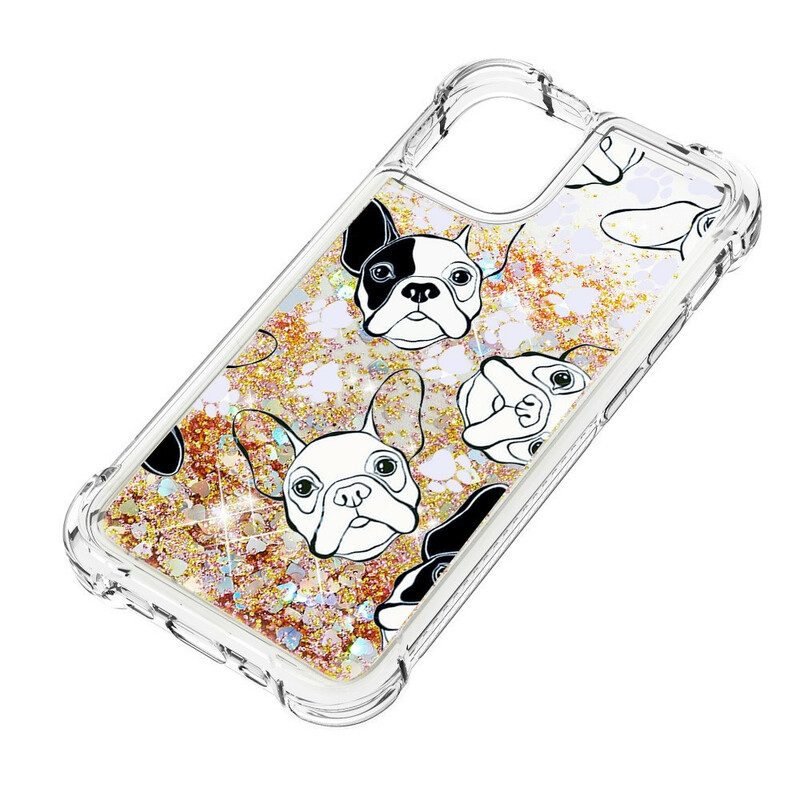 Skal För iPhone 13 Mini Herr Glitter Dog