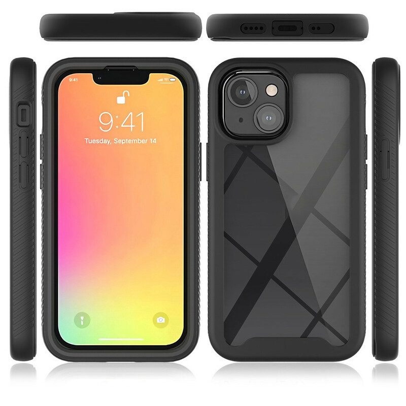 Skal För iPhone 13 Mini Hybrid Silikonkantdesign