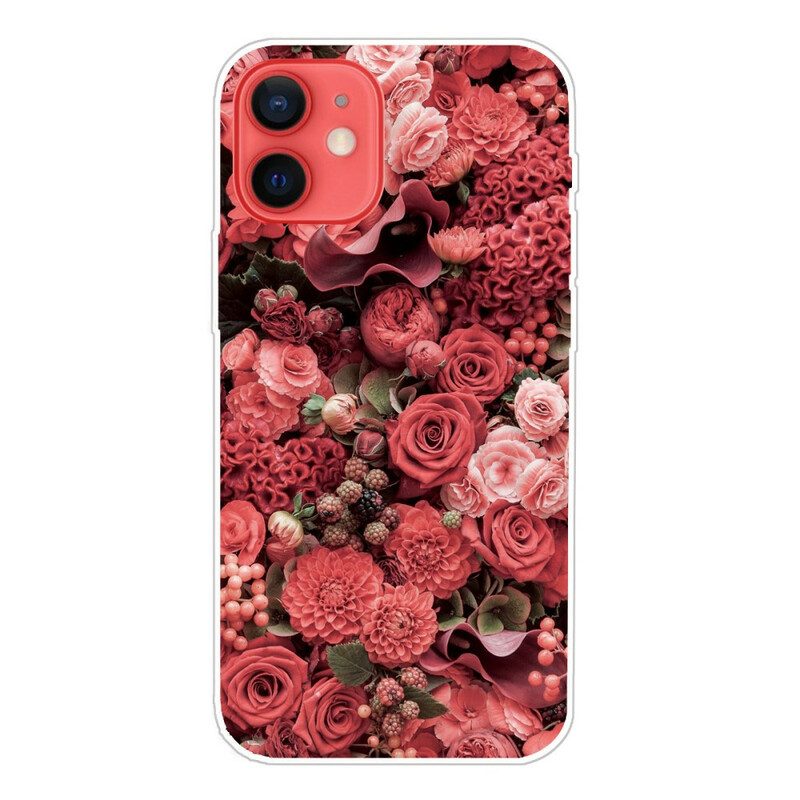 Skal För iPhone 13 Mini Intensiva Blommor