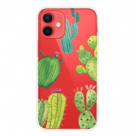 Skal För iPhone 13 Mini Kaktus Akvarell