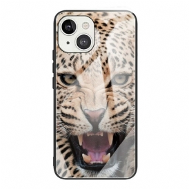 Skal För iPhone 13 Mini Leopardhärdat Glas