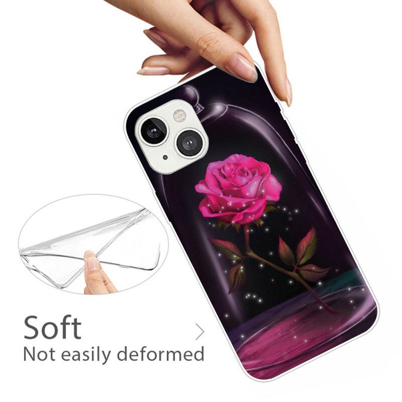 Skal För iPhone 13 Mini Magisk Rosa