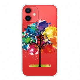 Skal För iPhone 13 Mini Transparent Akvarellträd