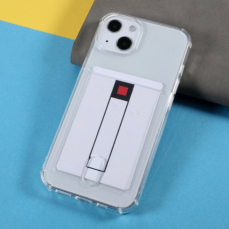 Skal För iPhone 13 Mini Transparent Korthållares Färg