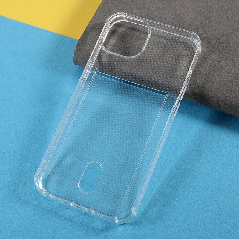 Skal För iPhone 13 Mini Transparent Korthållares Färg