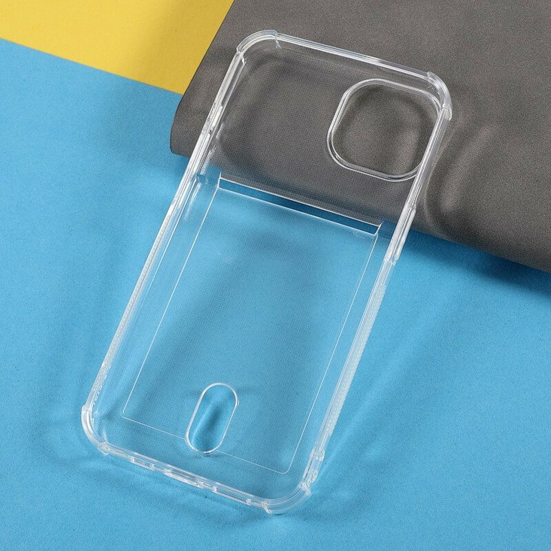 Skal För iPhone 13 Mini Transparent Korthållares Färg