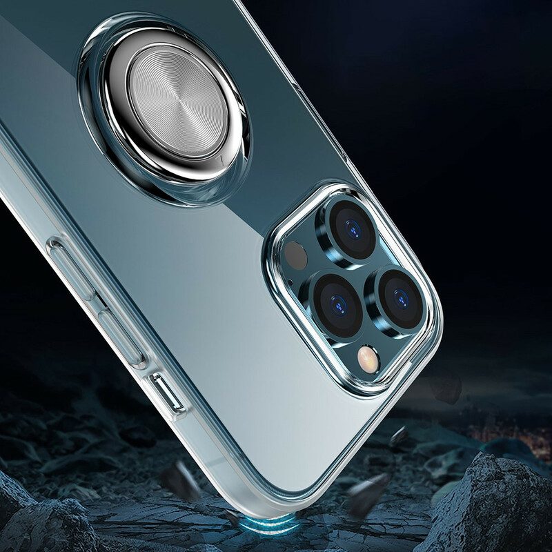 Skal För iPhone 13 Mini Transparent Med Ring-support