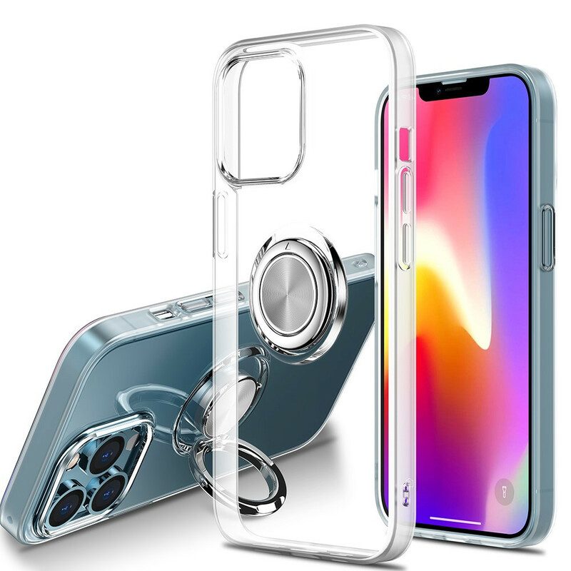 Skal För iPhone 13 Mini Transparent Med Ring-support