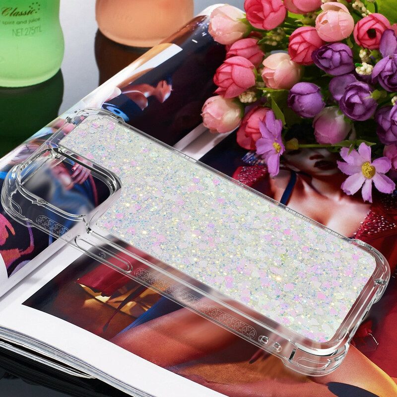 Skal För iPhone 13 Mini Vill Ha Glitter