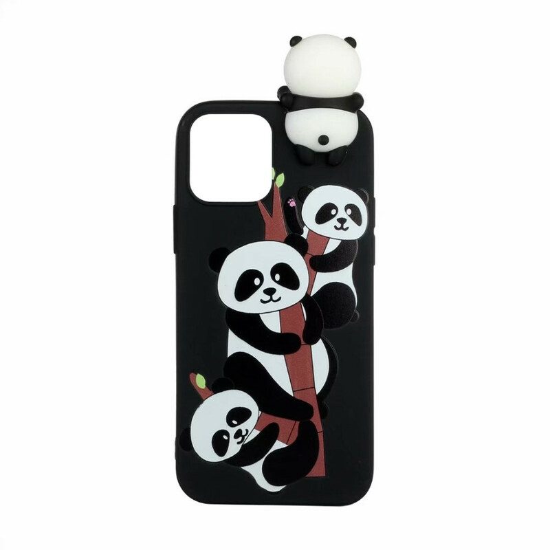 Skal För iPhone 13 Pandas On Bamboo 3d