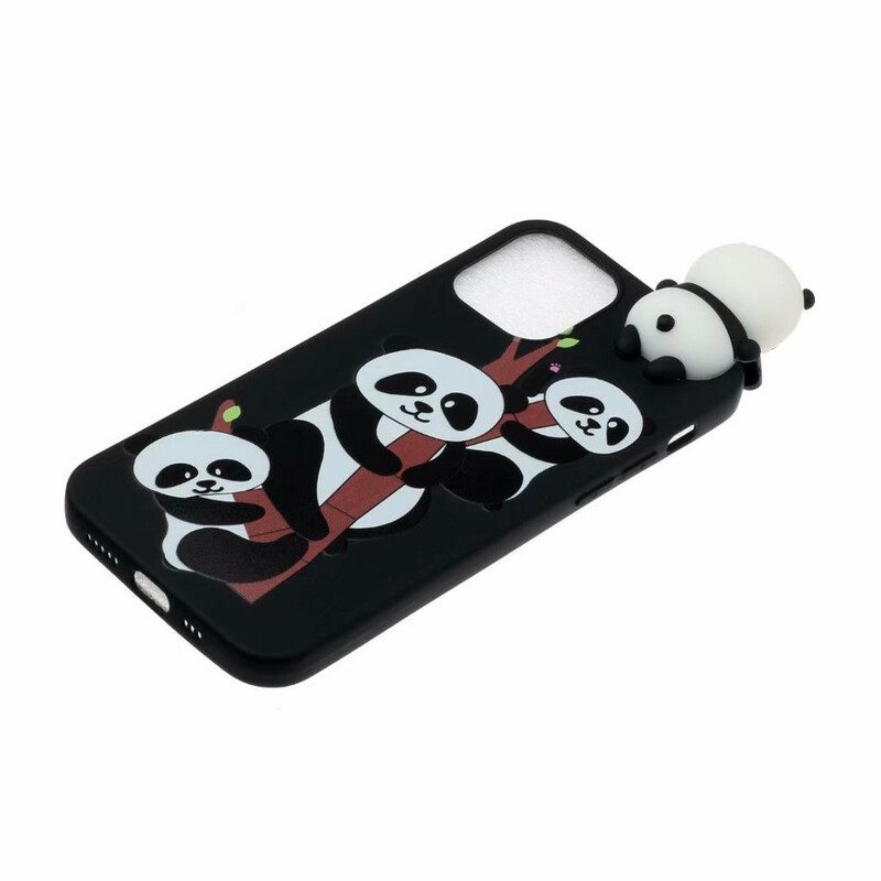 Skal För iPhone 13 Pandas On Bamboo 3d