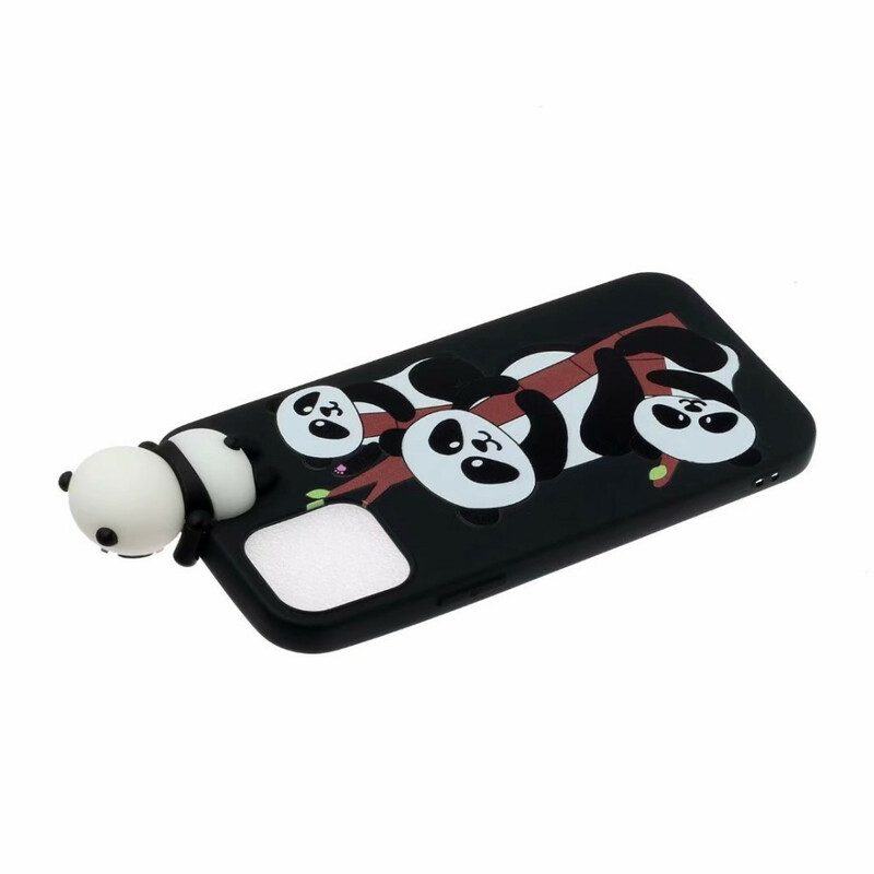 Skal För iPhone 13 Pandas On Bamboo 3d