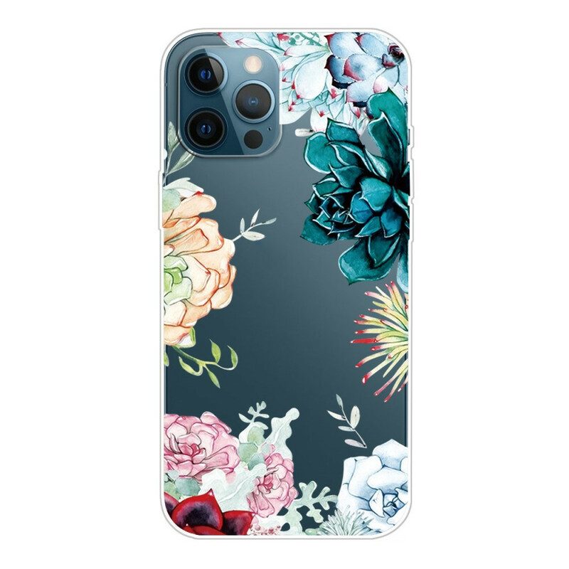 Skal För iPhone 13 Pro Akvarell Blomma Topp